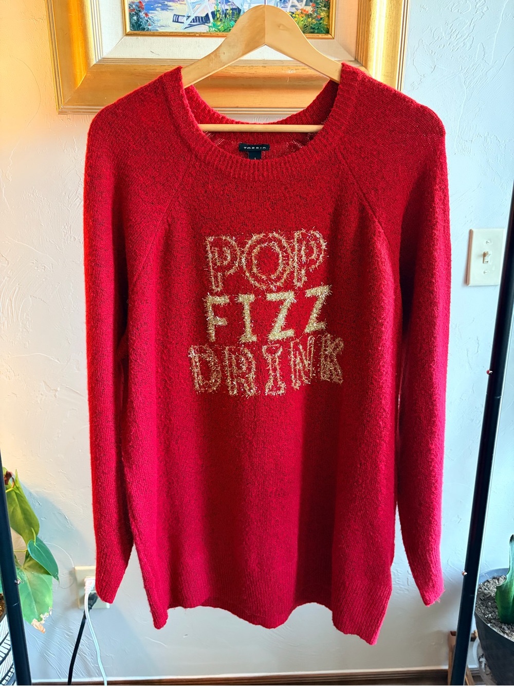 Torrid Red Pop Fizz Drink Graphic Holiday Sweater Plus Size 1